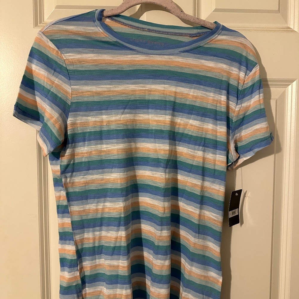 Lucky Brand Striped Tshirt size XS (NWT)
